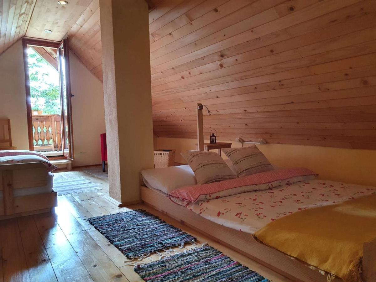 Mountain Eco Chalet Konjska Dolina On 1400 M Asl -Near Pokljuka Srednja Vas v Bohinju Bagian luar foto